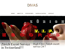 Tablet Screenshot of divas-zurich.com